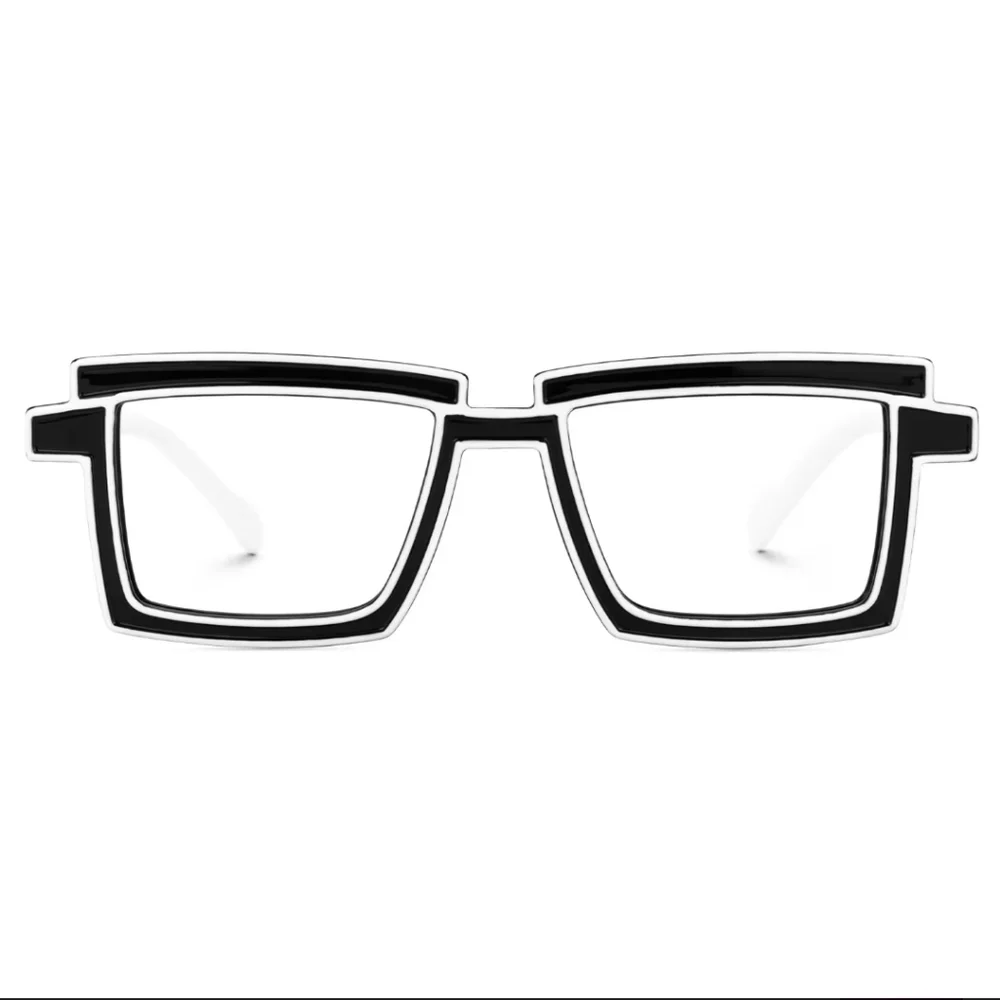 Anime Colorful Full Rim Rectangular Acetic Spectacles